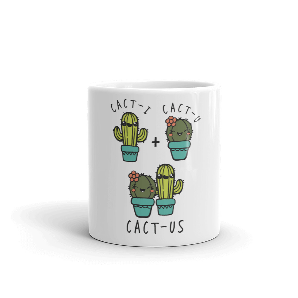 mug - cute cactus