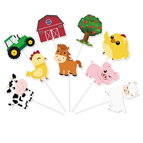 Farm Party - Cake Toppers