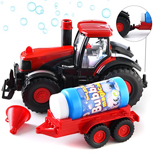 Bump & Go Bubble Blowing Farm Tractor