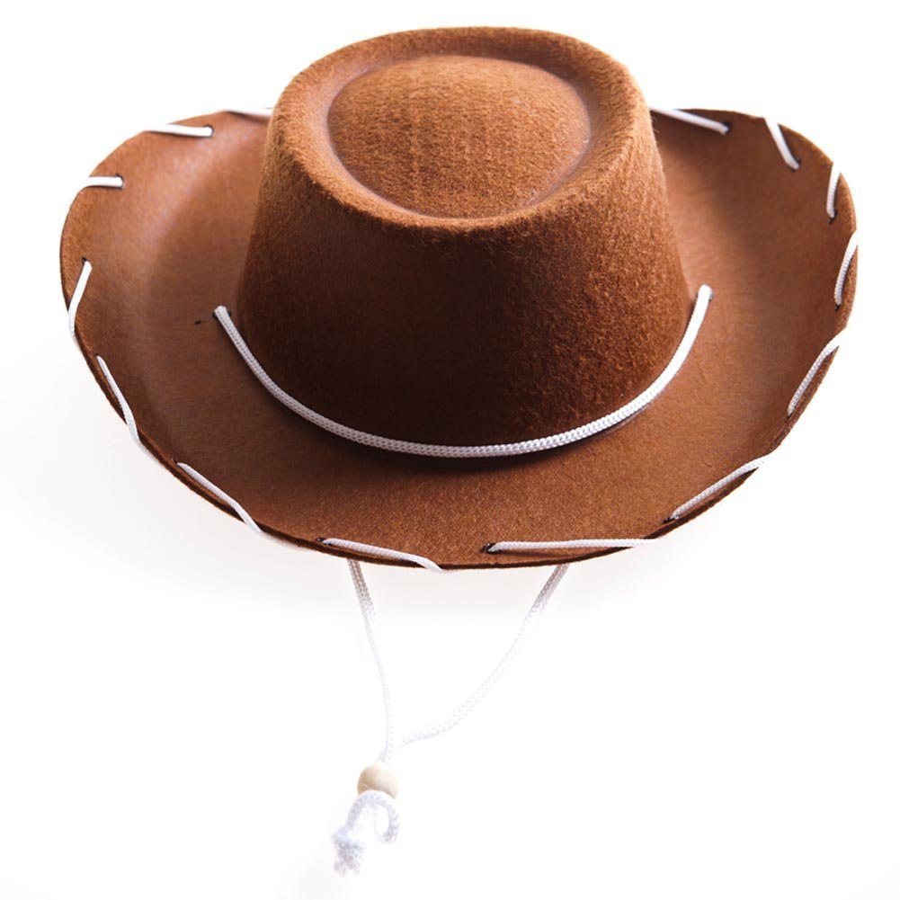 Brown Felt Cowboy Hat - Children's Small